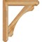 Ekena Millwork Legacy Craftsman Rough Sawn Bracket w/ Offset Brace, Western Red Cedar, 6"W x 28"D x 32"H BKT0604X28X32LEC04RWR - alternate 2